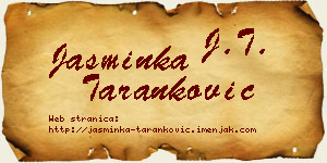 Jasminka Taranković vizit kartica